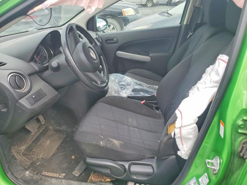 2011 Mazda 2 VIN JM1DE1HY9B0119994 COPART salvage auction — FRONT END, Qc - Gravement Accidente, sold $225 on 2026-07-07 (photo 7)