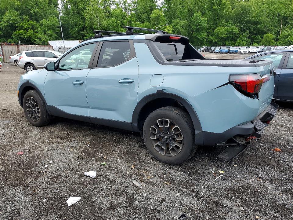 2022 Hyundai Santa cruz VIN 5NTJDDAF4NH021545 COPART salvage auction — REAR END, Md - Cert Of Salvage > 75% Damage, sold $2,650 on 2026-07-28 (photo 2)