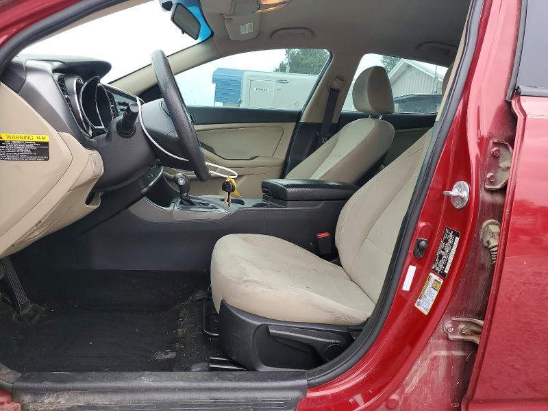 2013 Kia Optima VIN 5XXGM4A77DG180541 COPART salvage auction — FRONT END, Ar - Cert Of Title-Salvage, sold $600 on 2026-07-27 (photo 7)