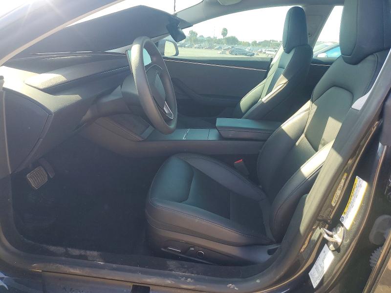 2024 Tesla Model 3 VIN 5YJ3E1EA6RF837002 COPART salvage auction — FRONT END, CA - SALVAGE CERTIFICATE, sold $9,300 on 2026-07-28 (photo 7)