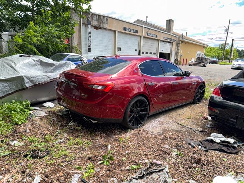 2015 Maserati Ghibli VIN ZAM57RTA0F1140879 COPART salvage auction — MECHANICAL, NJ - CERT OF TITLE W/SALVAGE HISTOR, sold $1,200 on 2026-07-09 (photo 4)