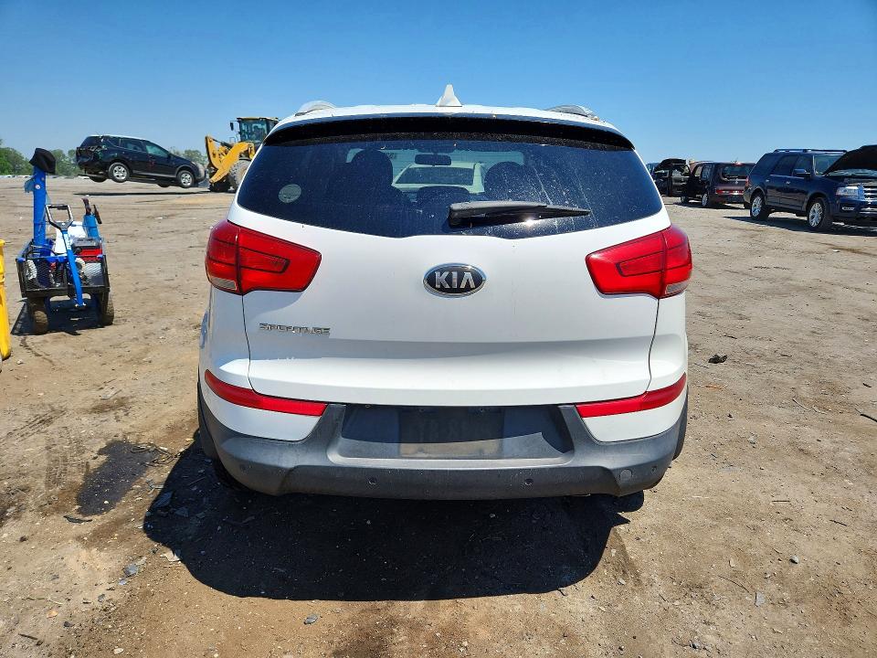 2014 Kia Sportage VIN KNDPBCAC6E7662909 COPART salvage auction — FRONT END, Va - Cert Of Title - Salvage, sold $1,750 on 2026-07-22 (photo 6)
