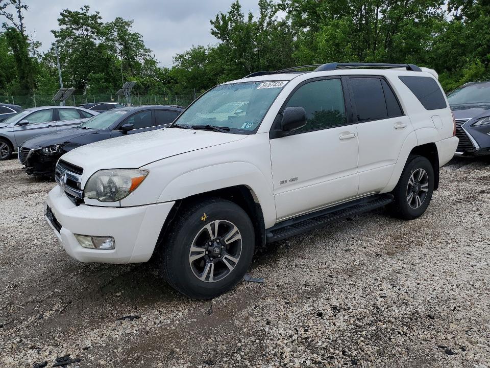 2005 Toyota 4runner VIN JTEBT14R350047833 COPART salvage auction — FRONT END, Md - Cert Of Salvage > 75% Damage, sold $4,300 on 2026-07-02 (photo 1)