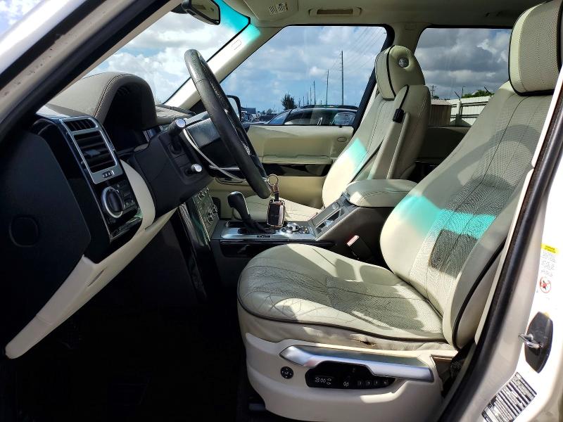2010 Land rover RANGE ROVER VIN SALMF1D43AA308075 COPART salvage auction — MECHANICAL, Fl - Certificate Of Title, sold $900 on 2026-07-29 (photo 7)