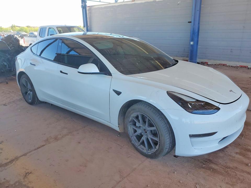 2022 Tesla VIN 5YJ3E1EB0NF160239 COPART salvage auction — REAR END, Az - Cert Of Title - Salvage, sold $6,900 on 2026-07-23 (photo 4)