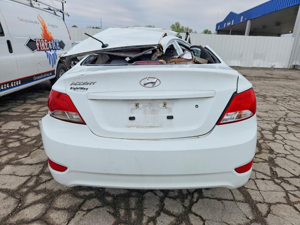 2017 Hyundai Accent VIN KMHCT4AE9HU192931 COPART salvage auction — ALL OVER, In - Cert Of Title-Salvage Title, sold $90 on 2026-07-06 (photo 6)