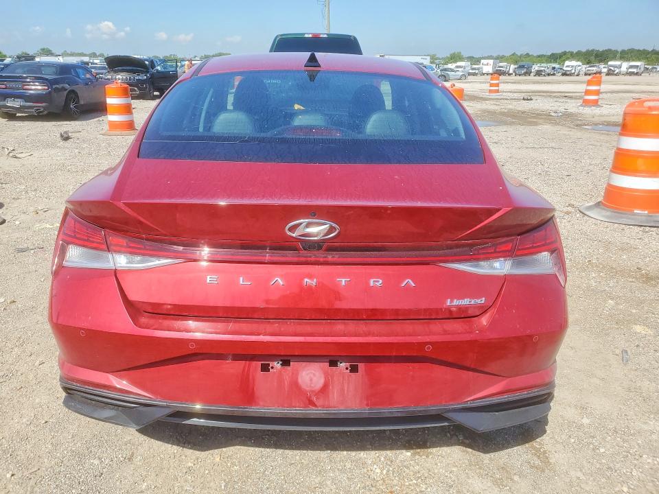 2023 Hyundai Elantra VIN KMHLP4AG7PU509058 COPART salvage auction — FRONT END, Tx - Salvage Vehicle Title, sold $3,250 on 2026-07-02 (photo 6)