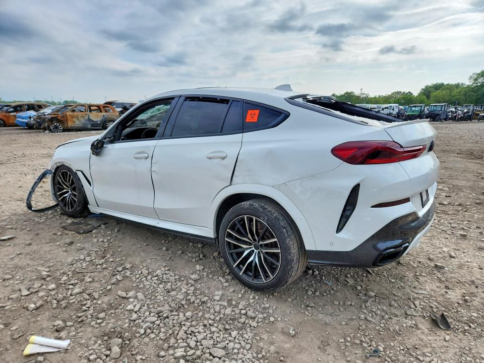 2021 BMW X6 VIN 5UXCY8C07M9D95829 COPART salvage auction — FRONT END, Il - Salvage Certificate, sold $10,900 on 2026-07-17 (photo 2)