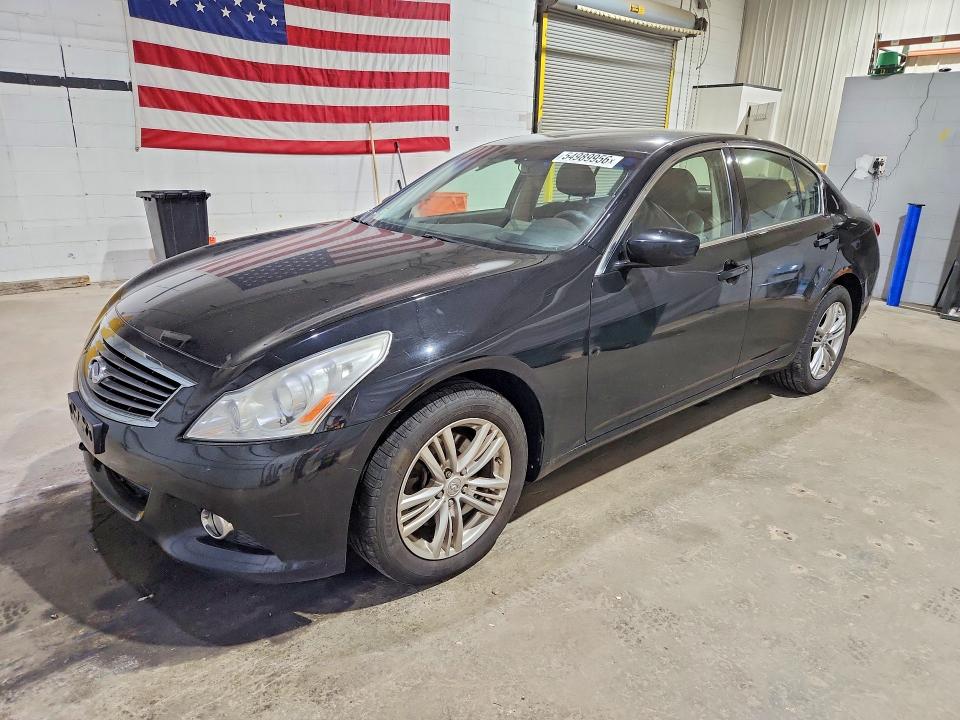 2012 Infiniti G VIN JN1DV6AR9CM862085 COPART salvage auction — SIDE, Nh - Cert Of Title-Salvage, sold $90 on 2026-07-28 (photo 1)