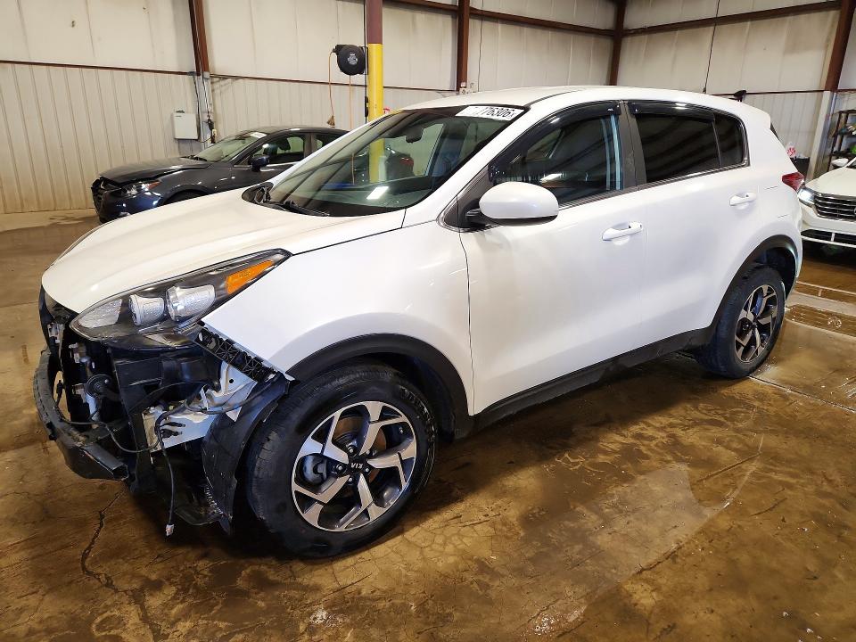 2022 Kia Sportage VIN KNDPMCAC0N7005470 COPART salvage auction — FRONT END, Pa - Certificate Of Salvage, sold $4,650 on 2026-07-14 (photo 1)