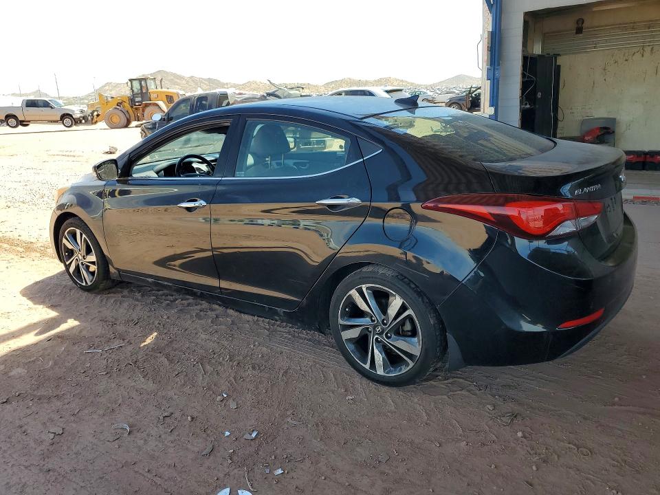 2014 Hyundai Elantra VIN KMHDH4AE6EU085868 COPART salvage auction — SIDE, Az - Cert Of Title - Salvage, sold $1,850 on 2026-07-02 (photo 2)