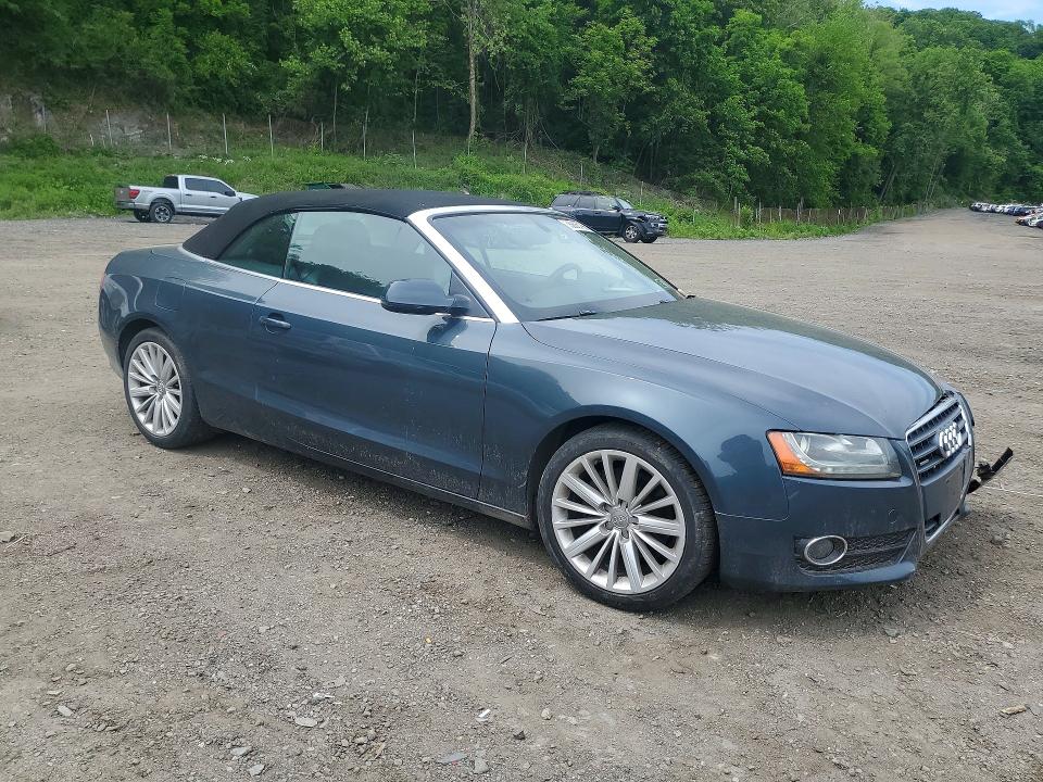 2010 Audi A5 VIN WAULFAFH8AN026071 COPART salvage auction — FRONT END, Ny - Mv-907A Salvage Certificate, sold $1,050 on 2026-07-07 (photo 4)