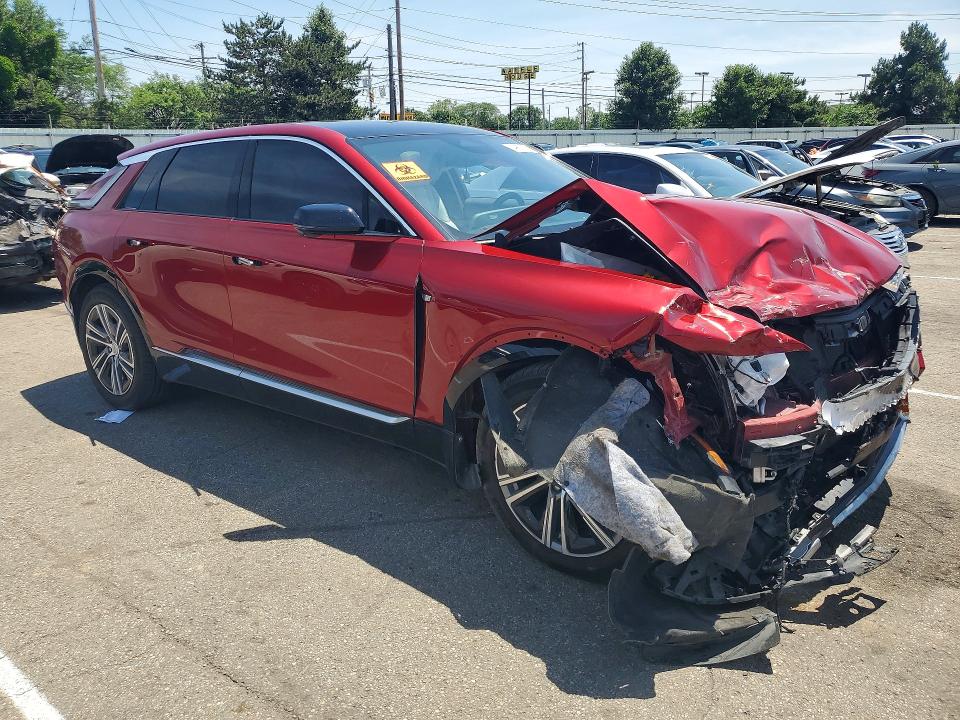 2024 Cadillac Lyriq VIN 1GYKPPRL9RZ108159 COPART salvage auction — FRONT END, Oh - Cert Of Title-Salvage, sold $7,900 on 2026-07-06 (photo 4)