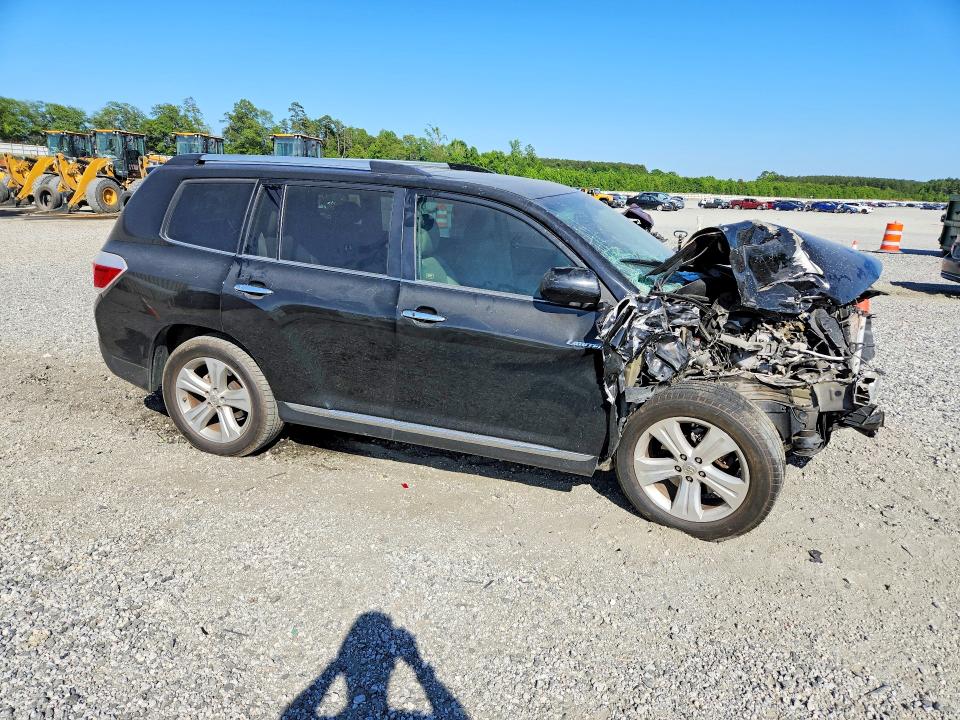 2013 Toyota Highlander VIN 5TDDK3EH8DS227435 COPART salvage auction — FRONT END, Sc - Cert Of Title-Salvage, sold $1,750 on 2026-07-20 (photo 4)