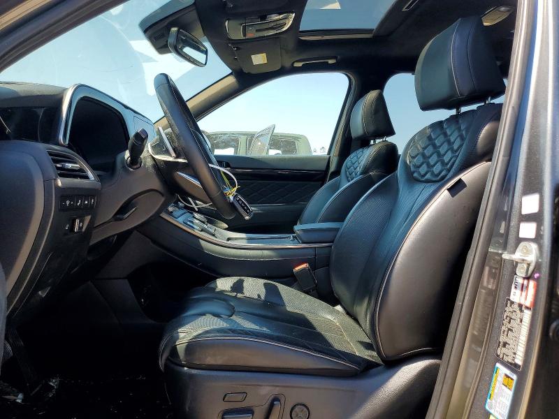 2022 Hyundai Palisade VIN KM8R74HE2NU445314 COPART salvage auction — VANDALISM, Tx - Certificate Of Title, sold $150 on 2026-07-28 (photo 7)