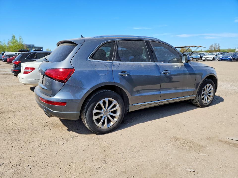 2013 Audi Q5 VIN WA1VFCFP3DA002703 COPART salvage auction — WATER/FLOOD, On - Permit Irrepairable, sold $300 on 2026-07-28 (photo 3)