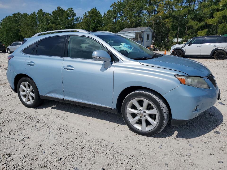 2012 Lexus Rx VIN 2T2ZK1BA8CC078335 COPART salvage auction — REAR END, Tx - Salvage Vehicle Title, sold $6,600 on 2026-07-10 (photo 4)