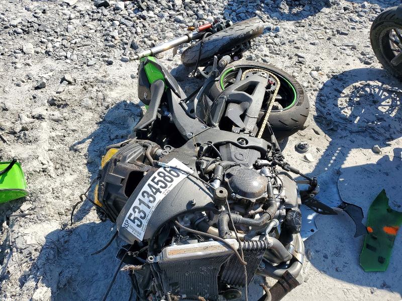 2021 Kawasaki Zx VIN JKBZXVL10MA000736 COPART salvage auction — FRONT END, Ga - Cert Of Title-Salvage, sold $60 on 2026-07-30 (photo 5)