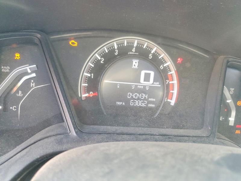 2017 Honda Civic VIN SHHFK7H43HU233239 COPART salvage auction — FRONT END, Ca - Dis/Dlr/Exp Clean W/Salv Hist, sold $925 on 2026-07-06 (photo 9)