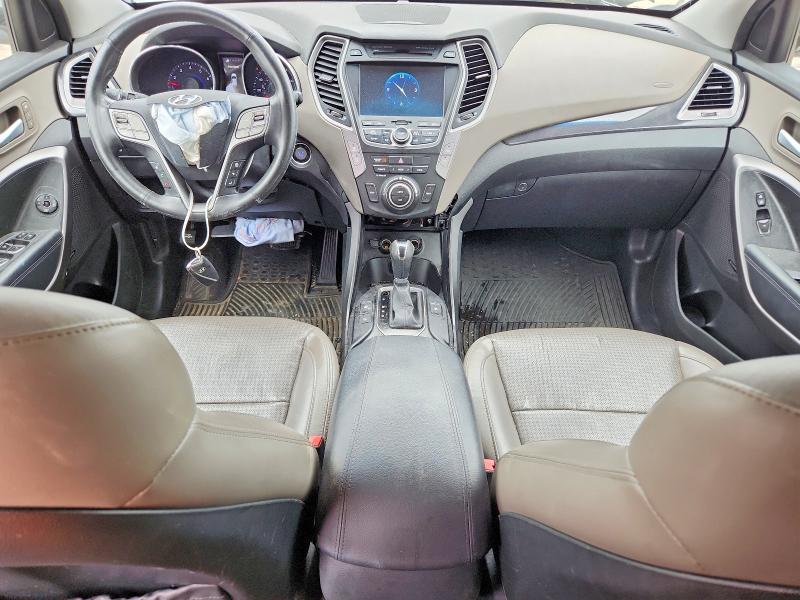 2014 Hyundai Santa fe VIN 5XYZU3LB2EG135394 COPART salvage auction — FRONT END, Tx - Salvage Vehicle Title, sold $1,350 on 2026-07-22 (photo 8)