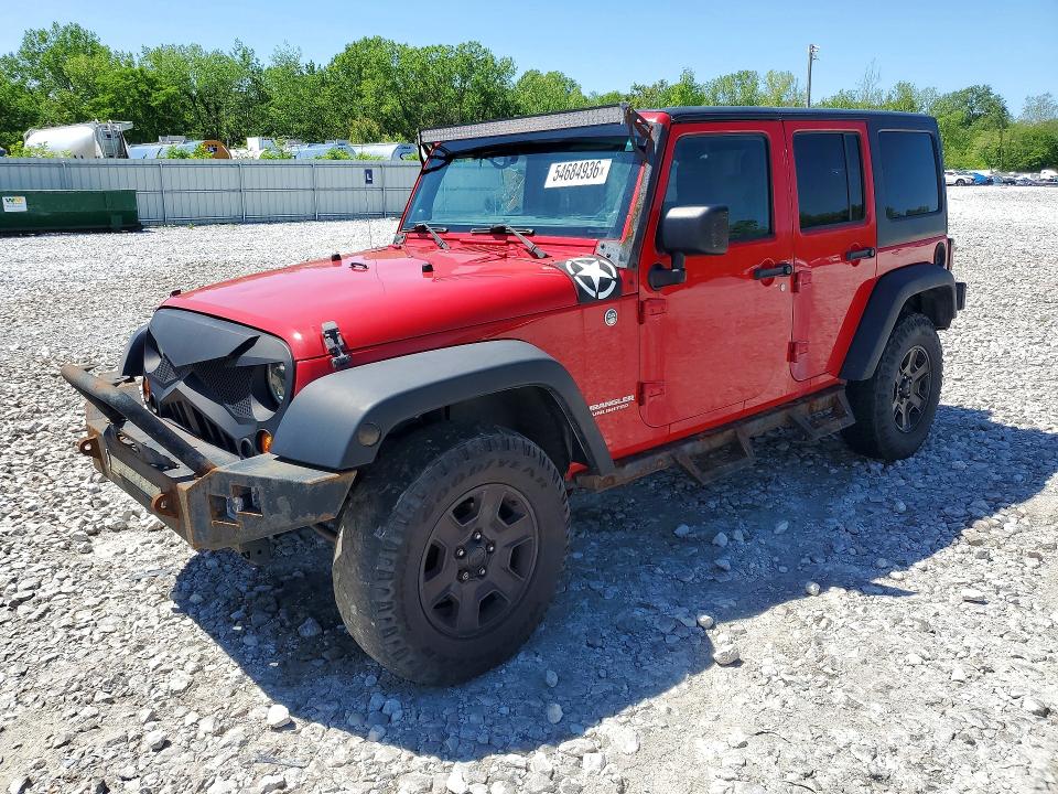2012 Jeep Wrangler / VIN 1C4HJWFG0CL100108 COPART salvage auction — MECHANICAL, Oh - Certificate Of Title (P), sold $4,600 on 2026-07-09 (photo 1)