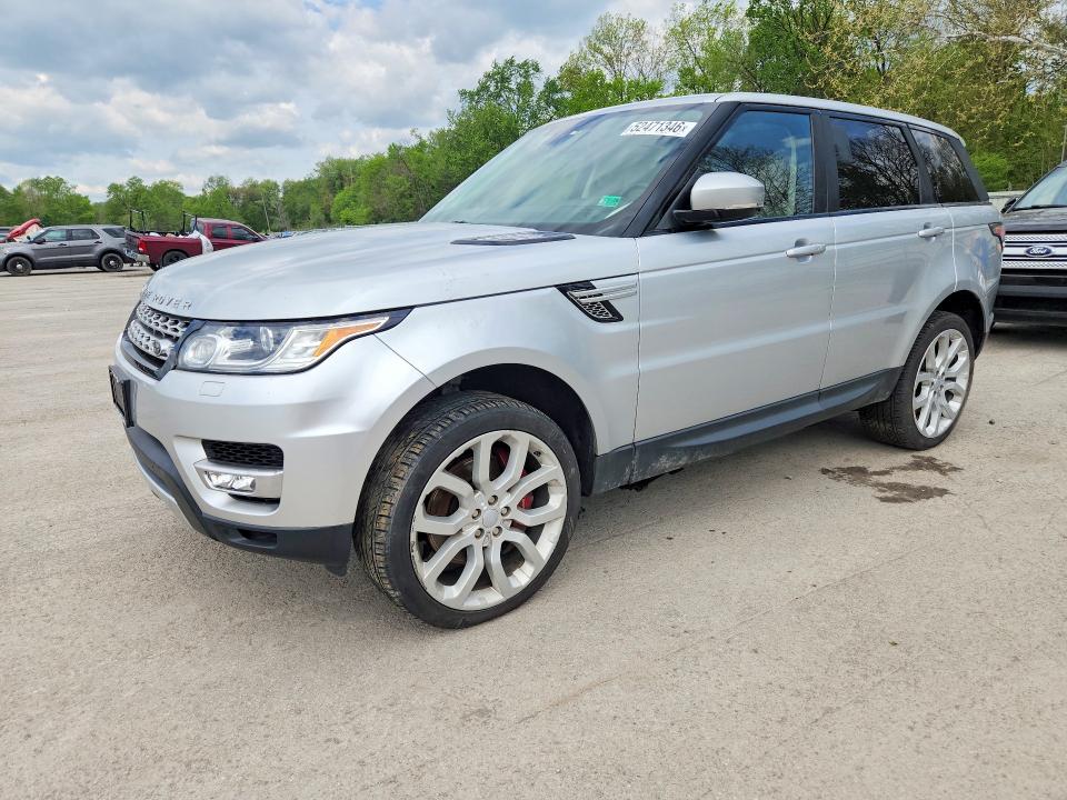 2015 Land rover Range rover sport VIN SALWR2TF2FA534981 COPART salvage auction — MINOR DENT/SCRATCHES, WV - CERTIFICATE OF TITLE, sold $3,250 on 2026-07-16 (photo 1)