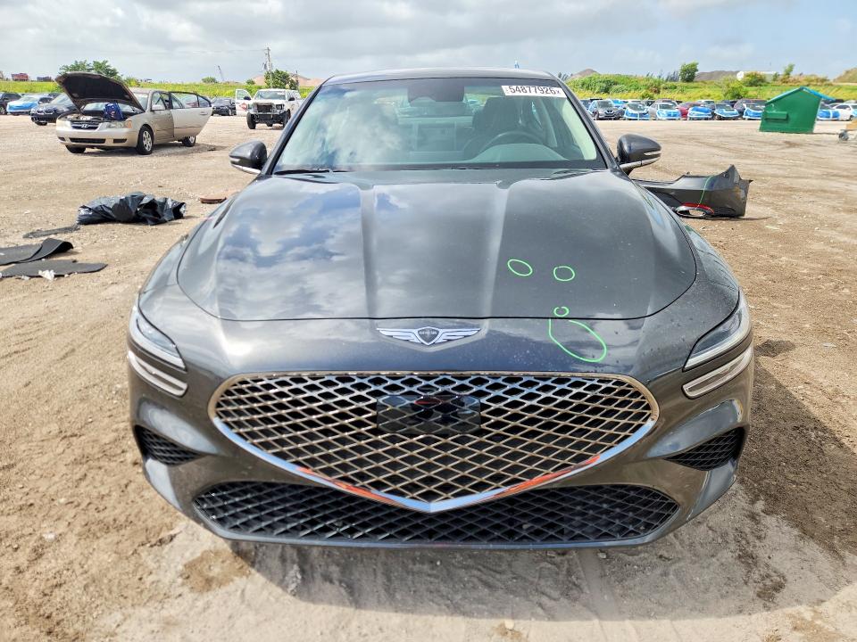 2025 Genesis G70 VIN KMTG34SC9SU151369 COPART salvage auction — REAR END, Fl - Certificate Of Destruction, sold $10,300 on 2026-07-07 (photo 5)