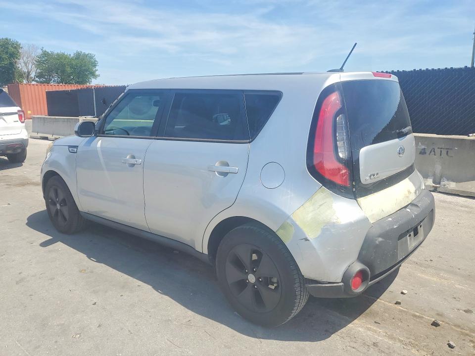 2015 Kia Soul VIN KNDJN2A2XF7747865 COPART salvage auction — REAR END, Fl - Certificate Of Destruction, sold $375 on 2026-07-28 (photo 2)