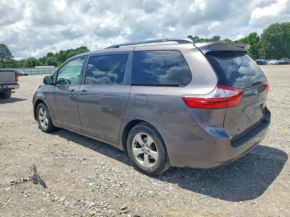 2015 Toyota Sienna VIN 5TDKK3DCXFS601298 COPART salvage auction — MINOR DENT/SCRATCHES, Ar - Cert Of Title-Salvage, sold $2,950 on 2026-07-06 (photo 2)