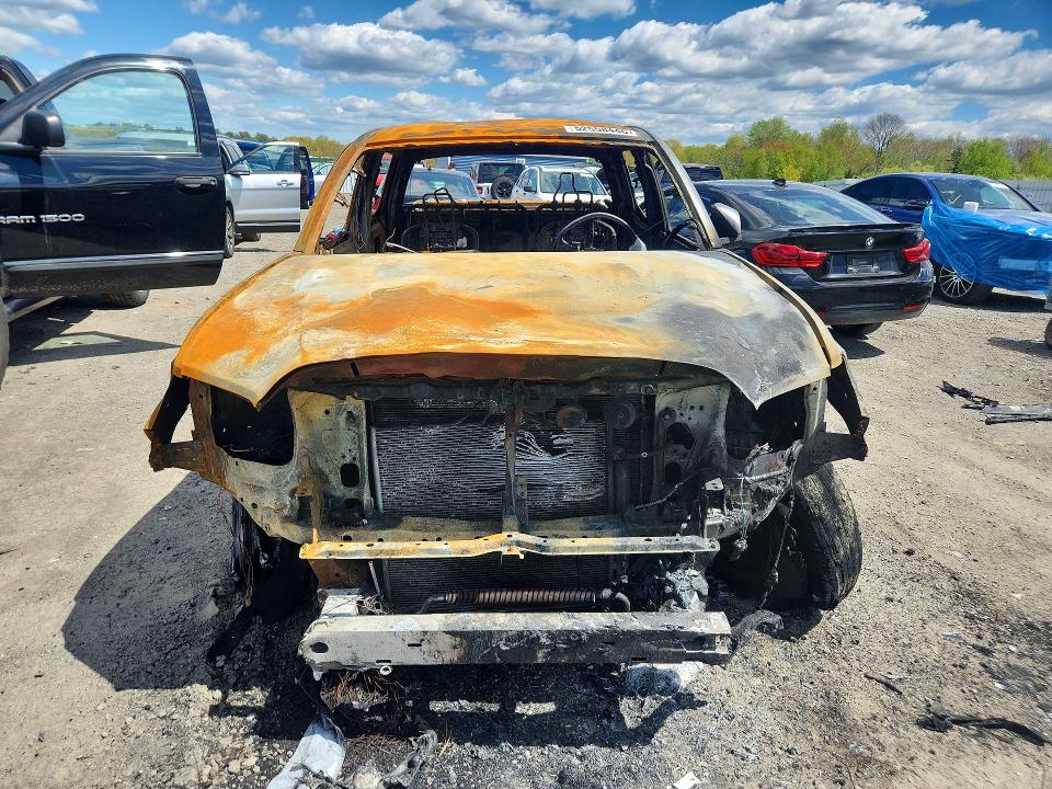 2021 Toyota Tacoma VIN 5TFCZ5AN1MX282625 COPART salvage auction — BURN, Ma - Cert Of Title-Salvage, sold $125 on 2026-07-08 (photo 5)