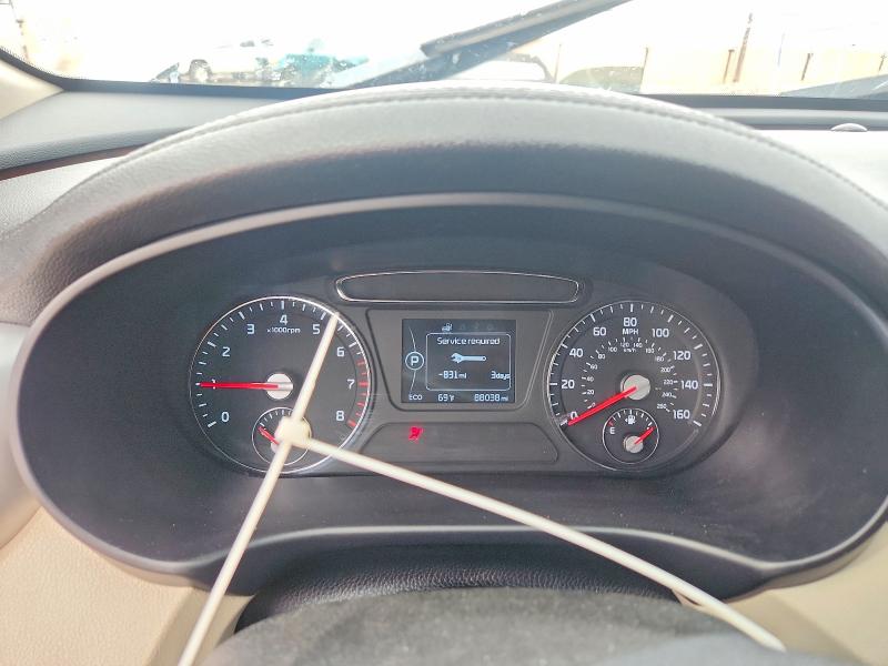 2016 Kia Sorento VIN 5XYPG4A31GG038853 COPART salvage auction — FRONT END, NM - CERT OF TITLE-SALVAGE, sold $3,400 on 2026-07-16 (photo 9)