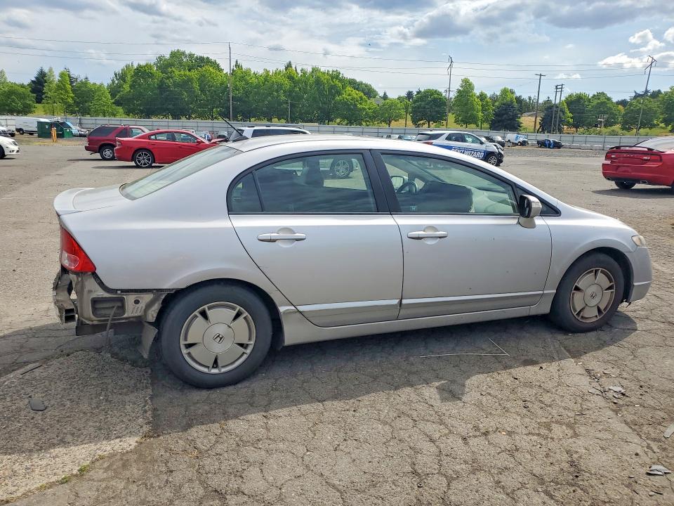 2008 Honda Civic VIN JHMFA36298S021719 COPART salvage auction — REAR END, Or - Salvage Title Certificate, sold $1,150 on 2026-07-08 (photo 3)