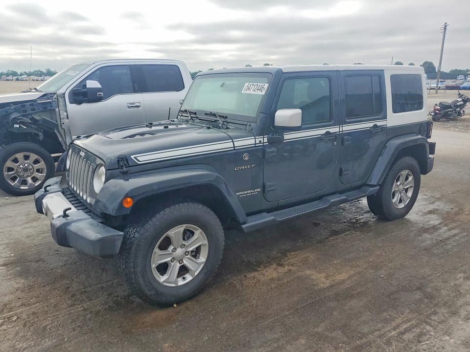 2017 Jeep Wrangler unlimited VIN 1C4BJWEG3HL684485 COPART salvage auction — WATER/FLOOD, Fl - Cert Of Title-Slvg Rebld Flood, sold $9,700 on 2026-07-27 (photo 1)