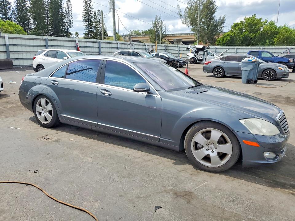 2007 Mercedes-benz S class VIN WDDNG71X57A061196 COPART salvage auction — MECHANICAL, PA - CERT OF TITLE (P), sold $275 on 2026-07-27 (photo 4)