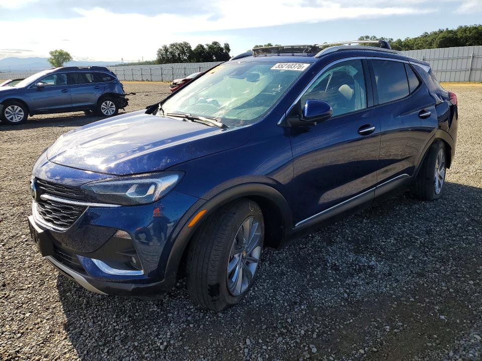 2023 Buick Encore VIN KL4MMGSL3PB129915 COPART salvage auction — ROLLOVER, Ca - Salvage Certificate, sold $850 on 2026-07-31 (photo 1)
