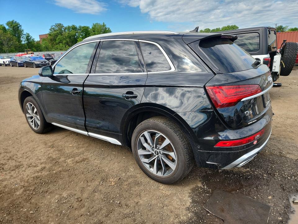 2022 Audi Q5 VIN WA1FAAFY9N2016620 COPART salvage auction — REAR END, Ny - Cert Of Title-Salvage, sold $17,600 on 2026-07-02 (photo 2)