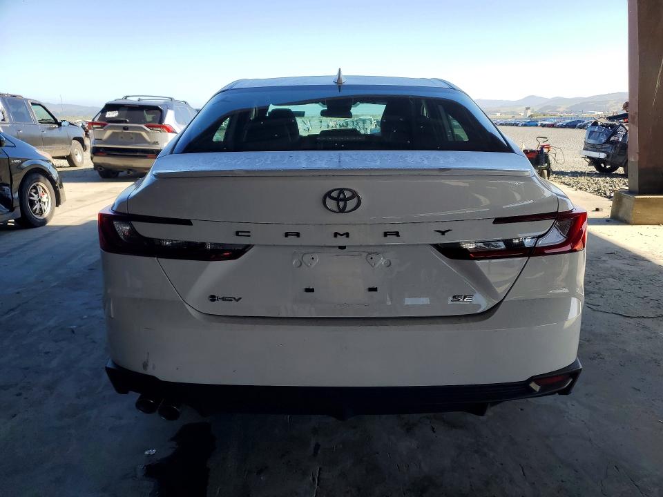 2025 Toyota Camry VIN 4T1DAACK3SU645010 COPART salvage auction — FRONT END, CA - SALVAGE CERTIFICATE, sold $12,500 on 2026-07-02 (photo 6)