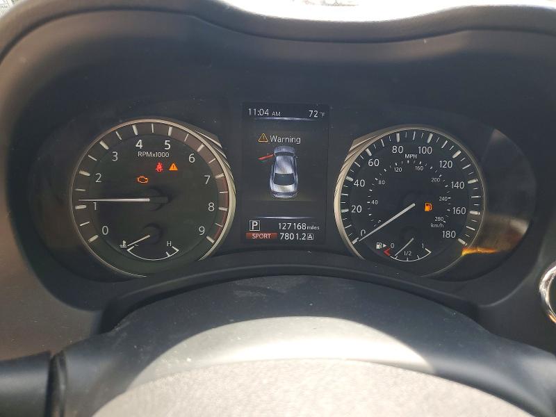 2018 Infiniti Q50 VIN JN1EV7AR2JM433149 COPART salvage auction — FRONT END, Nc - Salvage Certificate Of Title, sold $2,750 on 2026-07-24 (photo 9)