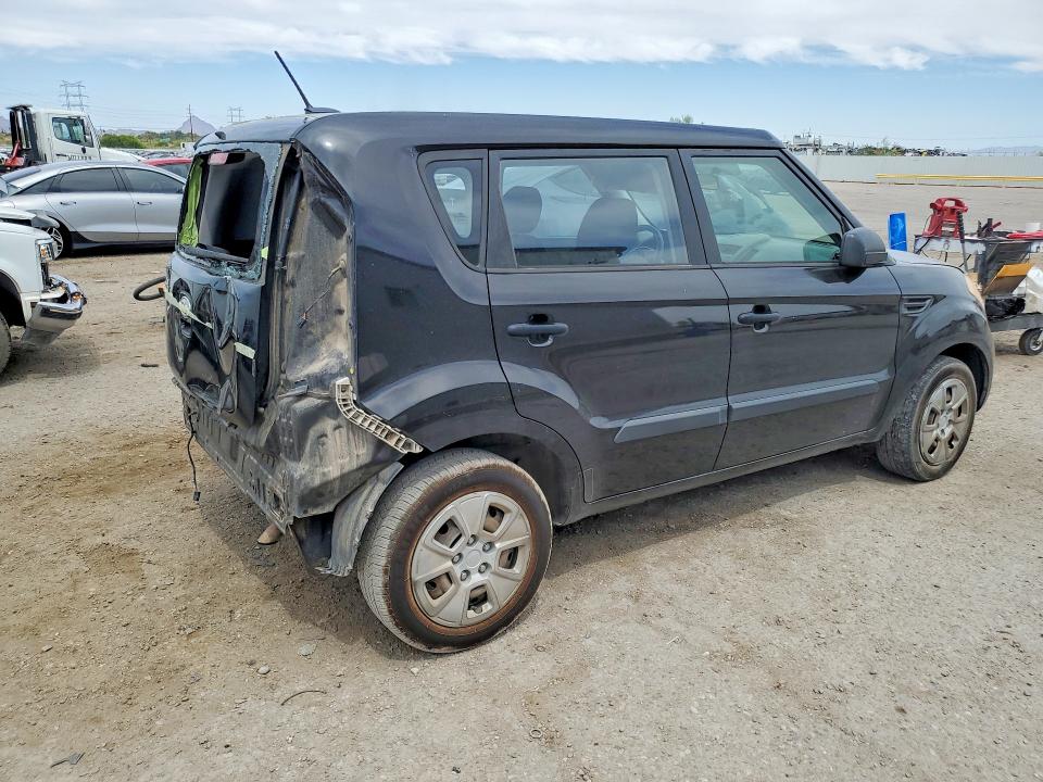 2011 Kia VIN KNDJT2A10B7285419 COPART salvage auction — REAR END, Az - Cert Of Title - Salvage, sold $775 on 2026-07-06 (photo 3)