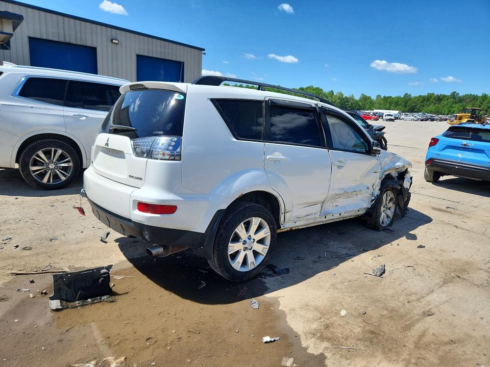 2012 Mitsubishi Outlander VIN JA4JT3AW9CU026930 COPART salvage auction — FRONT END, Pa - Certificate Of Salvage, sold $90 on 2026-07-23 (photo 3)