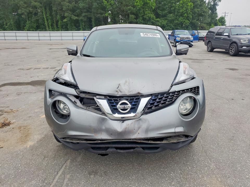 2016 Nissan Juke VIN JN8AF5MV5GT654625 COPART salvage auction — FRONT END, Nc - Salvage Certificate Of Title, sold $1,300 on 2026-07-16 (photo 5)
