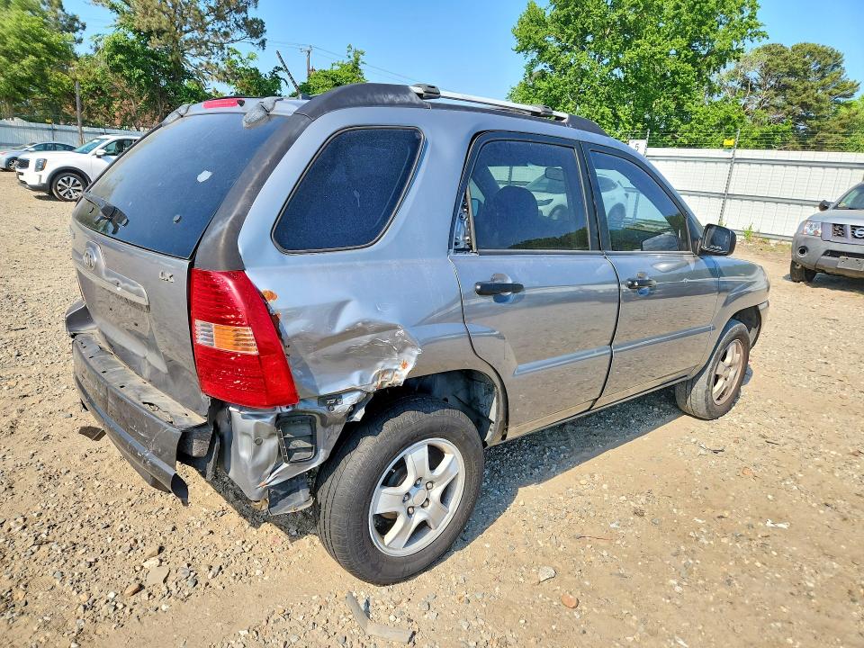 2008 Kia Sportage VIN KNDJF724187453719 COPART salvage auction — REAR END, Va - Cert Of Title - Salvage, sold $425 on 2026-07-07 (photo 3)