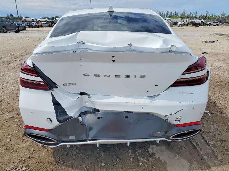 2025 Genesis VIN KMTG34SC1SU145422 COPART salvage auction — REAR END, Fl - Cert Of Title Slvg Rebuildable, sold $12,400 on 2026-07-14 (photo 6)