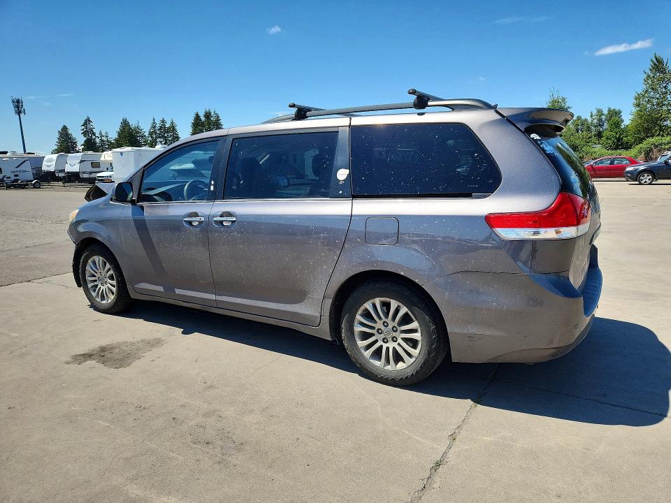 2011 Toyota Sienna VIN 5TDYK3DC1BS117623 COPART salvage auction — FRONT END, Or - Salvage Title Certificate, sold $1,500 on 2026-07-20 (photo 2)