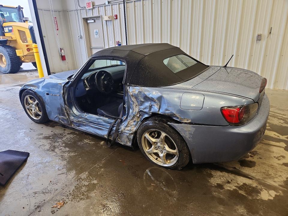 2002 Honda S2000 VIN JHMAP11472T002562 COPART salvage auction — SIDE, Me - Cert Of Title-Salvage Collisio, sold $150 on 2026-07-22 (photo 2)