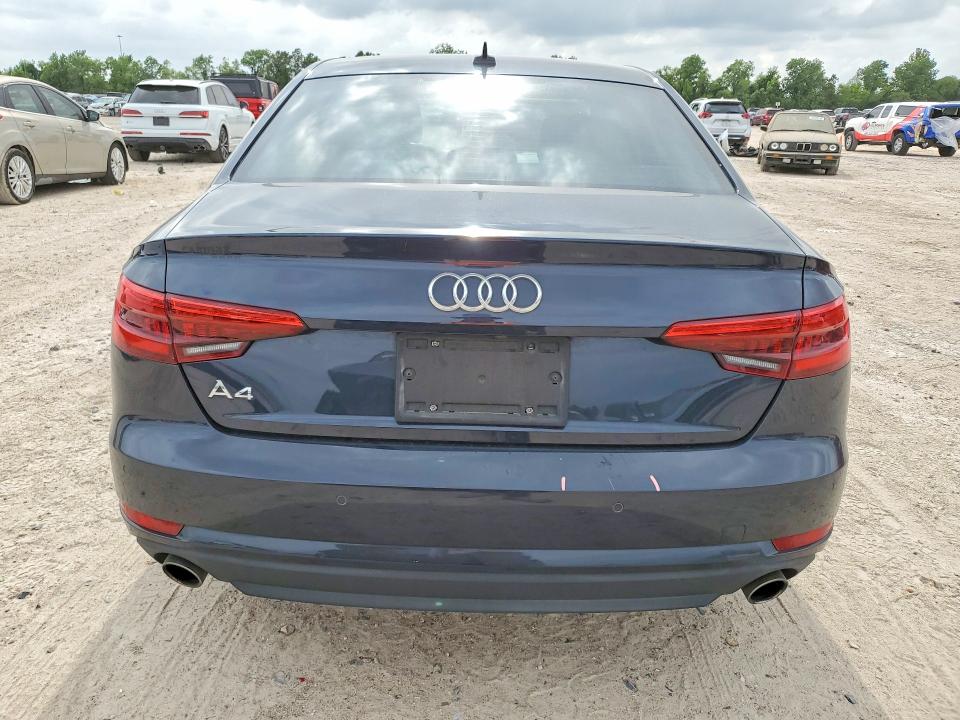 2017 Audi A4 VIN WAUGNAF41HN004473 COPART salvage auction — FRONT END, Tx - Salvage Vehicle Title, sold $3,600 on 2026-07-17 (photo 6)