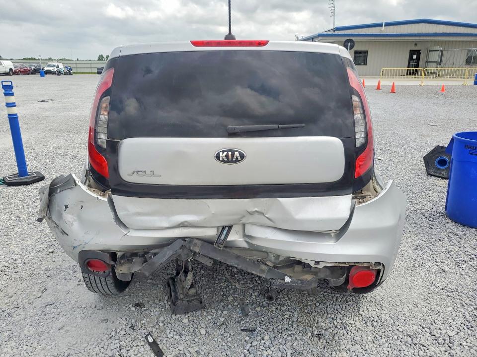 2017 Kia Soul VIN KNDJN2A26H7421659 COPART salvage auction — REAR END, Tx - Salvage Vehicle Title, sold $1,200 on 2026-07-20 (photo 6)
