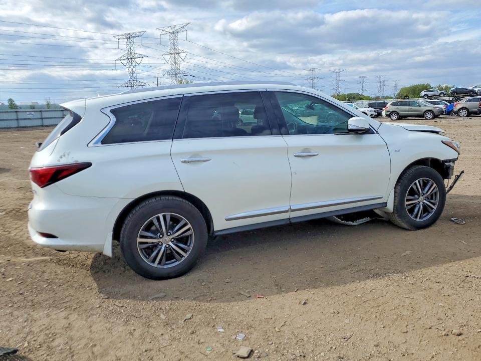 2017 Infiniti VIN 5N1DL0MM5HC517080 COPART salvage auction — FRONT END, Il - Salvage Certificate, sold $2,300 on 2026-07-09 (photo 3)