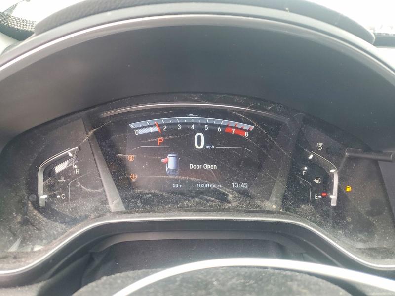 2019 Honda Cr-v VIN 2HKRW1H55KH512497 COPART salvage auction — HAIL, Ks - Cert Of Title-Salvage, sold $7,800 on 2026-07-09 (photo 9)