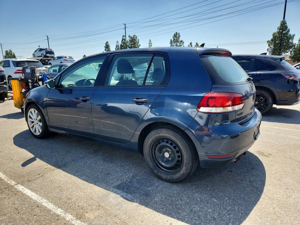 2013 Volkswagen Golf VIN WVWDM7AJ7DW125506 COPART salvage auction — FRONT END, Ca - Salvage Certificate, sold $650 on 2026-07-02 (photo 2)